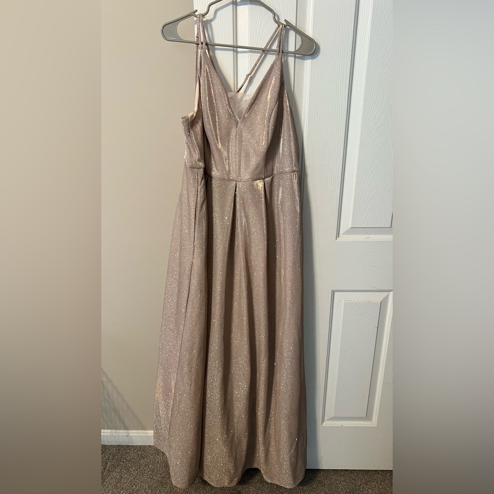 Crystal Doll Elegant Cream Dress